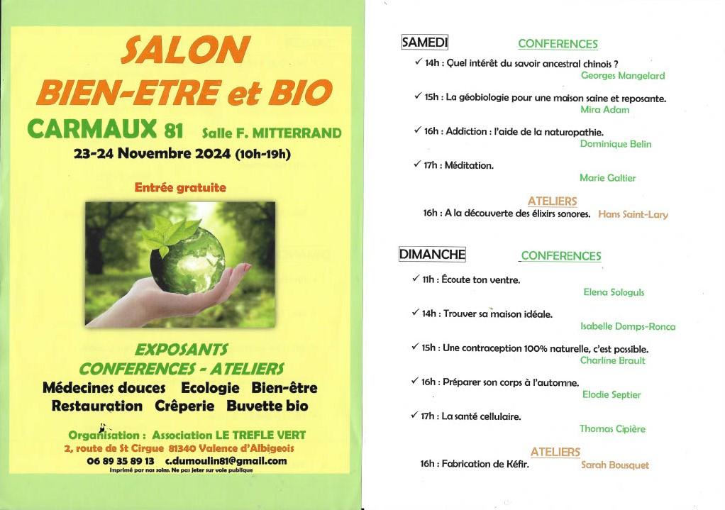 Salon bien etre carmaux